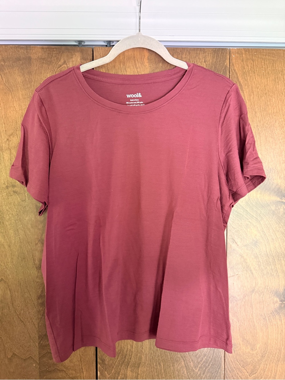 Wool& XL Mauve Crewneck Women's Tee